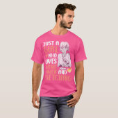 アニメラーメンやスケッチJaが大好きな女の子 Tシャツ (正面フル)