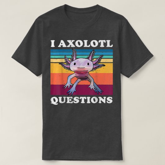 アニメラーメンや串が大好きなアニメアクソロトル和風 Tシャツ (デザイン正面)