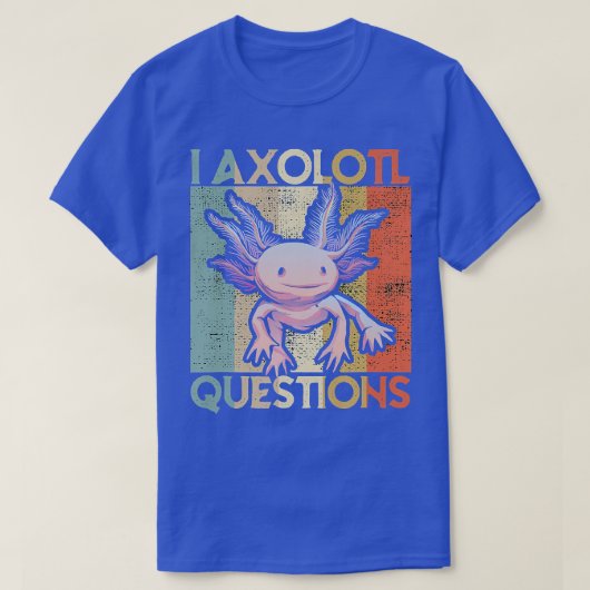 アニメラーメンや串が大好きなアニメアクソロトル和風 Tシャツ (デザイン正面)