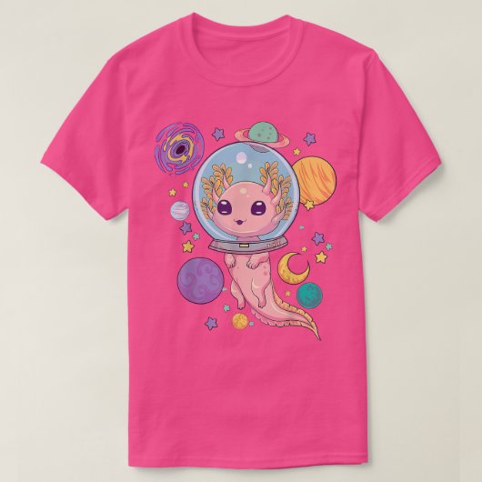 アニメラーメンや串地が大好きなアニメガール和風 Tシャツ (デザイン正面)