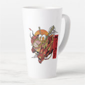 アニメラーメンドラゴン10代のグルメグラフィックマンガ カフェラテマグ (右アングル)