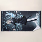 アニメルナローブグッドのウサギのパトロウス ビーチタオル (正面)