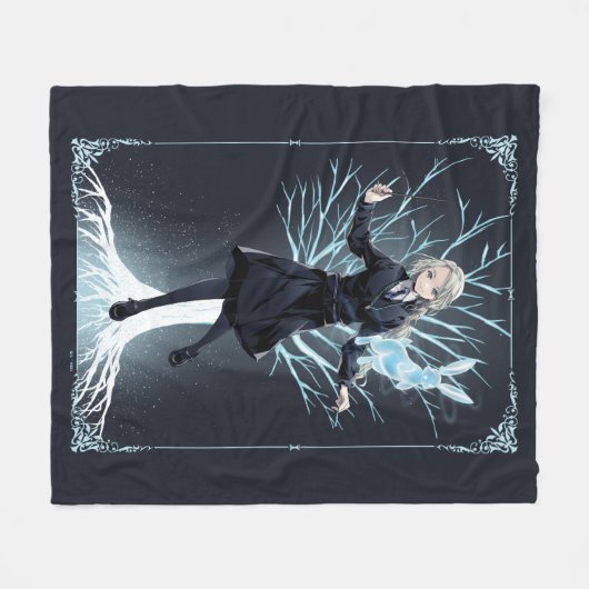 アニメルナローブグッドのウサギのパトロウス フリースブランケット (正面(横))