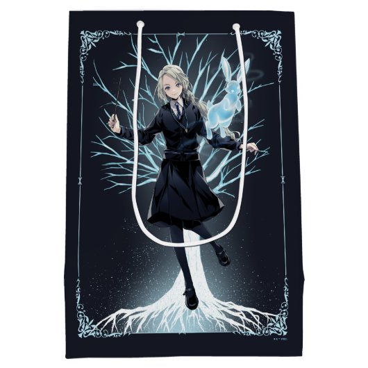 アニメルナローブグッドのウサギのパトロウス ミディアムペーパーバッグ (裏面)