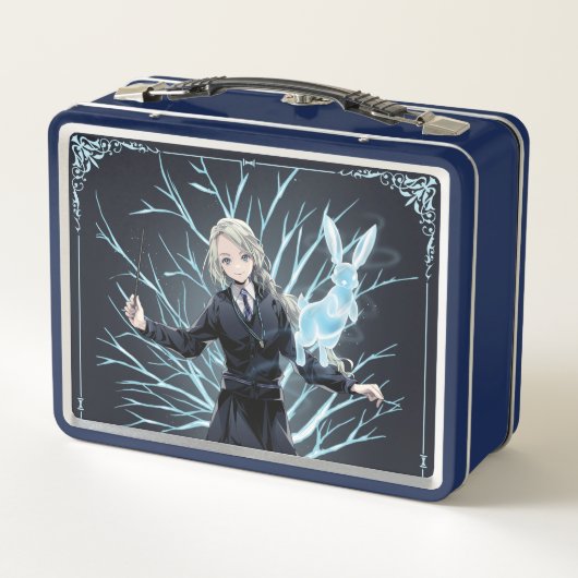 アニメルナローブグッドのウサギのパトロウス メタルランチボックス (裏面)