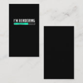 アニメーおもしろいターのビデオムービーエディタ 名刺 (正面/裏面)