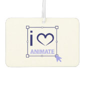 アニメーションが大好き カーエアーフレッシュナー (裏面)