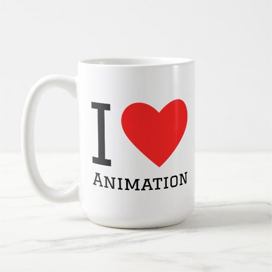 アニメーションが大好き コーヒーマグカップ (左)