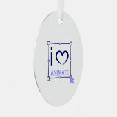 アニメーションが大好き メタルオーナメント (正面右)