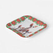 アニメーションのクリスマススフィンクス ペーパープレート (傾斜あり)