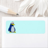 アニメーションのペンキン ラベル (インサイチュ)