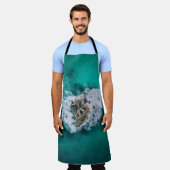 アニメーションキャラクター エプロン (着用した状態)