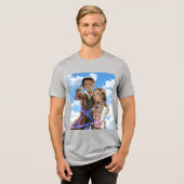 アニメーションデジン トライブレンドＴシャツ (正面全面)