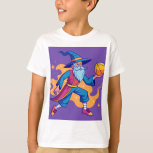 アニメーションバスケットボールウィザード(子供) Tシャツ