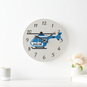 アニメーションヘリコプター ラージ壁時計 (ホーム)