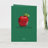 アニメーション先生誕生日カード カード (裏面)