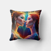 アニメーション化された赤毛モデルの不可解な二重性 クッション (裏面)