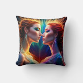 アニメーション化された赤毛モデルの不可解な二重性 クッション (正面)