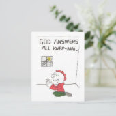 アニメーション教会おもしろいことわざのはがき ポストカード (スタンド正面)