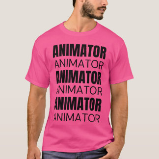 アニメーターのためのアニメーターまたはb付きクリエイター向けデザイン tシャツ