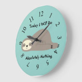 アニメートされたスロット ラージ壁時計 (傾斜)