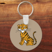 アニメートされたタイガーキーチェーン キーホルダー (正面)