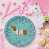 アニメートされたダシュントグリッター紙プレート ペーパープレート (パーティー)