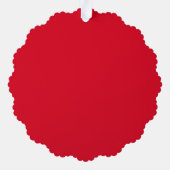 アニメートされたダシュントパーソナライズされた子犬 オーナメントカード (裏面)