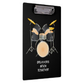 アニメートされたドラムセット クリップボード (右)