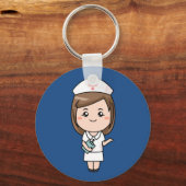 アニメートされたナースキーチェーン キーホルダー (正面)