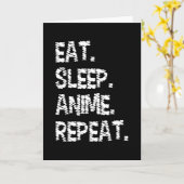アニメ三昧な日常をデザインに|アニメ好きのためのTシャツ カード (黄色い花)