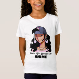 アニメ中毒のただの少女 Tシャツ