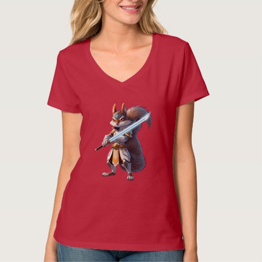 アニメ侍リス戦士 Tシャツ (正面)