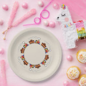 アニメ列車 ペーパープレート (パーティー)