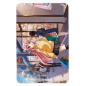 アニメ女子のショッピングマグネット マグネット (縦)