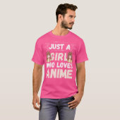 アニメ女子アニメラーメンが大好きな女の子だけ Tシャツ (正面フル)