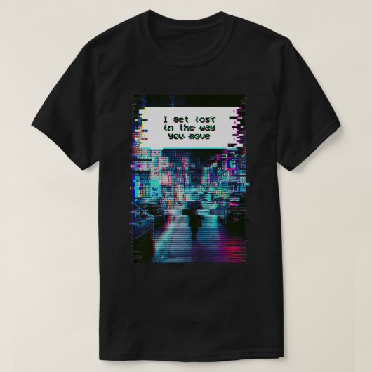 アニメ女子ギフトプレミアムのVaporwave美学 Tシャツ (デザイン正面)
