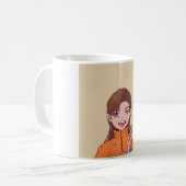 アニメ女子マニアキャラクターグッズ コーヒーマグカップ (正面左)