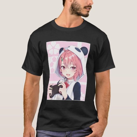 アニメ女子日本の美学アニメ大宅贈呈 Tシャツ (正面)
