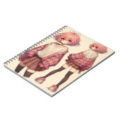 アニメ女子校生 ノートブック (左側)