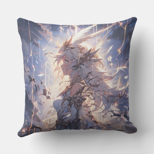 アニメ女性 クッション (裏面)