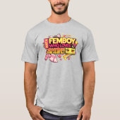 アニメ好きなフェムボーイ Tシャツ (正面)