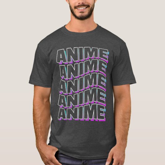 アニメ好きな女性のための日本のアニメガール Tシャツ (正面)