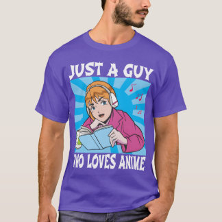 アニメ好きな男子のためのおもしろアニメグッズ Tシャツ