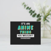 アニメ好きのための名言デザイン ポストカード (スタンド正面)