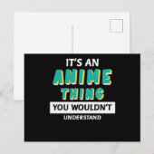 アニメ好きのための名言デザイン ポストカード (正面/裏面)