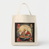 アニメ好きのための変わったアヒルのラーメン好き トートバッグ (正面)