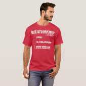 アニメ好き女子の恋愛ステータス Tシャツ (正面フル)