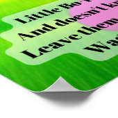 アニメ子供部屋は小さなボーピープ明るいおもしろいを韻 ポスター (角)