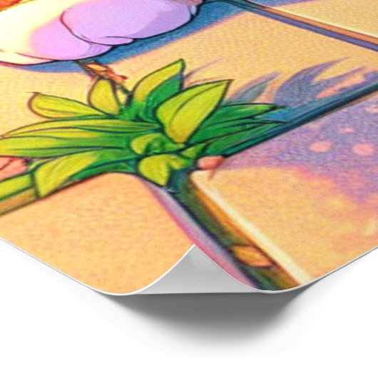 アニメ子猫 ポスター (角)